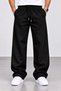 Pack of 2 Men's (Winter Style) Sweatpants Black Gray Comfortable Loose Leg Casual Use - 5