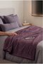 Supersoft Wellsoft Tv Blanket Gingham 100X170Cm - Plum - 2