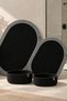 4-Piece Jute Bathroom Set: 2 Washable Mats + 2 Multi-Purpose Organizer Oval Baskets - 2