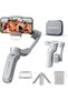 Portable Foldable 3-Axis Gimbal Stabilizer with Fill Light
