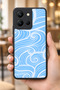 حافظة مقاومة للصدمات متوافقة مع Vivo Y36 مع حماية للكاميرا بنمط BlueWave