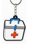 First Aid Bag PVC Rubber Keychain - 2