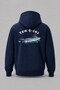 Hooded Tcg Ç-161 Interwaves Design Pocket and Back Printed Unisex Sweatshirt - 3