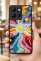 Vivo Y36 Compatible Cloud Patterned Shockproof Case with Camera Protection