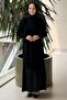 Missdalida Knitted Technique Solid Color Long Knitwear Dress - 2