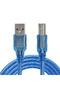 3 Meters Blue Color USB Printer Cable Compatible with All Printers (Hp, Canon, Epson, Brother, Samsung, Xerox, Lexmark, Pantum) - 2