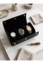 Leather Three-Digit Luxury Watch Roll and Travel Watch Box Size(19X11X8) cm