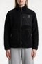 Women's Welsoft Plush Fleece Jacket with Full Zipper and 3 Pockets with Front Piece Detail - 4