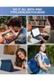 حافظة لوحة مفاتيح قابلة للطي لجهاز iPad A16 الجيل 11/10، مع إضاءة خلفية - 6