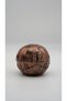 Gift Istanbul Silhouette Decorative Metal Globe with Lid Copper Color Ashtray 5X5 cm - 7