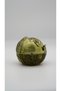 Gift Istanbul Silhouette Decorative Metal Globe with Lid Gold Color Ashtray 5X5 cm - 5