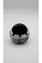 Gift Istanbul Silhouette Decorative Metal Globe with Lid Silver Color Ashtray 5X5 cm - 3
