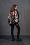 Black Fur Look Oversize Jacket 18185 - 6