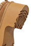 Women's Camel Thick-Soled Leopard Patterned Suede Leather Teddy Boots Wf565006Ds - 8