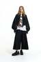 Black Balloon Sleeve Crop Jacket 19111 - 2