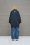 Anthracite Floral Patterned Oversize Sweatshirt 18156 - 7