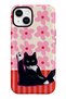 iPhone 15 Compatible - Flower Shop Cat, Double Layer Cover, Glossy Surface Protective Case