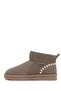 Women's Mink Fur Suede Leather Teddy Boots Wf565000Ds - 3