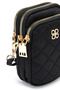 Women's Black Long Strap Fabric Mini Crossbody Bag Wb100001Kk - 7