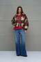 Beige Plaid Bomber Jacket 18142 - 3