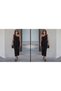 Women's zero sleeve single shoulder drop detail janjan crepe dress - 3