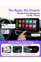 محول لاسلكي صغير لـ CarPlay ومحول Android Auto، أحدث شريحة SOC، واي فاي ثنائي النطاق، بلوتوث 5.0 - 6
