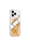 Onegif Apple iPhone 17 Pro/18 Pro Lotus Glitter Magsafe Cover - Orange - 2
