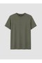 Vizyon New Season Khaki Crew Neck Women's T-Shirt