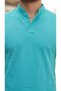 Men's Judge Collar Woven Cotton Fabric Short Sleeve T-Shirt - 2