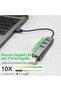 موزع USB C، موزع بيانات USB فائق النحافة، موزع بيانات عالي السرعة، موزع USB محمول للتمديد، موزع USB متعدد المنافذ. - 3