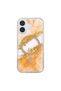 Onegif Apple iPhone 17 Lotus Glitter Magsafe Cover - Orange - 3