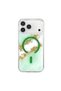 Onegif Apple iPhone 17 Pro Max/18 Pro Max Lotus Glitter Magsafe Cover - Green - 3