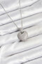 316L Steel Chain Silver Color Zircon Stone Heart Women's Necklace - 2
