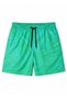 Marble Patterned Sea Shorts with Pockets and Laces, Quick Drying - Turquoise Green - 2