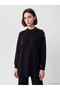 Özmarka New Season Black Half Turtleneck Women's Knitwear Tunic