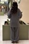 Bead Embroidered Tunic Pants Modal Set - 4