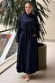 Missdalida High Collar Pocket Cover Full Length Zippered Cupro Cap