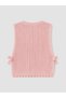Pink Embroidered Girls' Dress and Sweater - 4