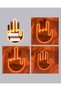176 Led Amber Safety Lamp Controlled by Hand Gesture - 4