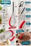 30 cm Colorful Silicone Scraper with Chrome Handle Steel Metal Kitchen Whisk - 5