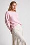 Soft Textured Oversize Knitwear Sweater Lpf0063 Sugar Pink