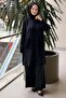 Missdalida Drawstring Sleeve Detailed Long Jacket Cap - 4