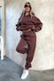 Brown Fetch Series 6 Tracksuit Set - Printed Oversize Hoodie - 5