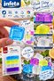 12-Pack 2.5cm Reusable Ice Cube Water-Filled Colorful Plastic Beverage Cooler - 4