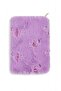 Plush Furry Pen Holder and Makeup Bag Multi-Purpose Organizer Bag with Zipper - 3