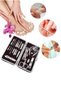12 Pieces Stainless Steel Compact and Portable Manicure Scissors Nail Clippers - 3