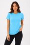 Basic T-Shirt Crew Neck Short Sleeve Casual Summer Slim Fit T-Shirt - Turquoise - 3
