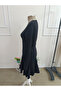 Women's long sleeve crew neck short modal dress - 8
