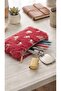 Plush Furry Pen Holder and Makeup Bag Multi-Purpose Organizer Bag with Zipper - 3