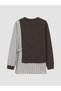 Women's striped soft touch sweatshirt tunic - 3